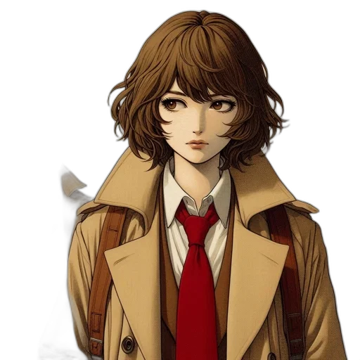jacket, face, staff, pixel art transparent PNG cut-out