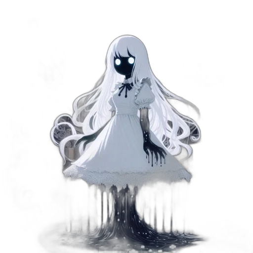 creature, dress, mask, crown transparent PNG cut-out