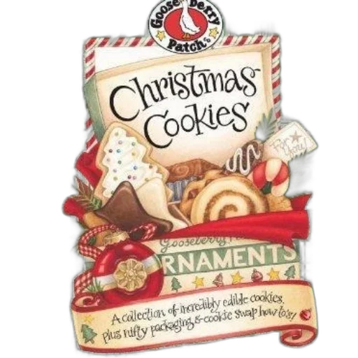 book, cover, title, christmas transparent PNG cut-out