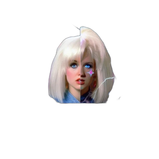 hair, face, jacket, hat transparent PNG cut-out