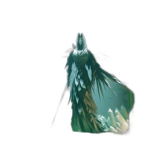 dress, crown, mask, creature transparent PNG cut-out