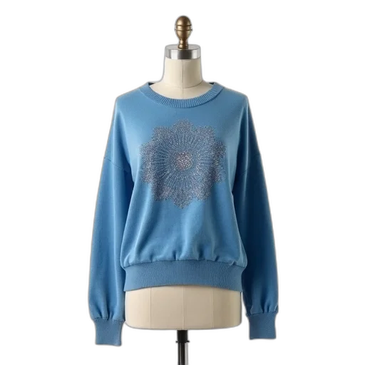 jacket, blue, mannequin, dressed transparent PNG cut-out