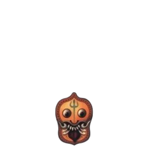mask, face, staff, creature transparent PNG cut-out
