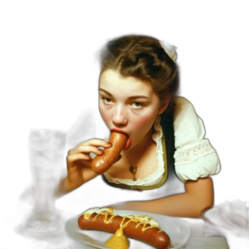 food, face, animal, photorealistic transparent PNG cut-out
