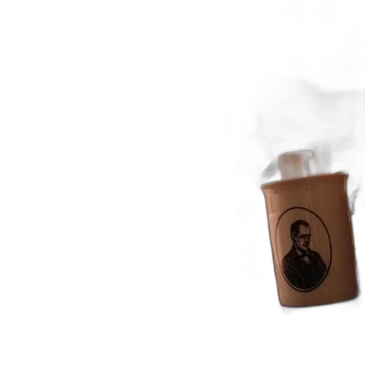 bottle, face, 3d render, concept art transparent PNG cut-out