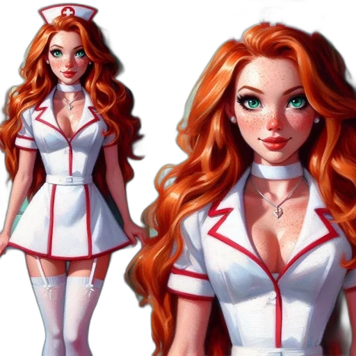 dress, concept art, comic book art, fantasy art transparent PNG cut-out