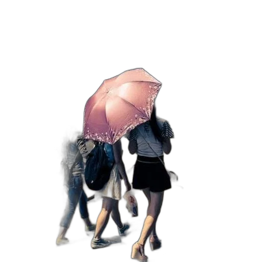umbrella, jacket, hat, dress transparent PNG cut-out