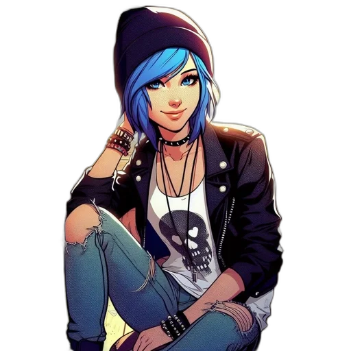 jacket, face, hat, jewelry transparent PNG cut-out