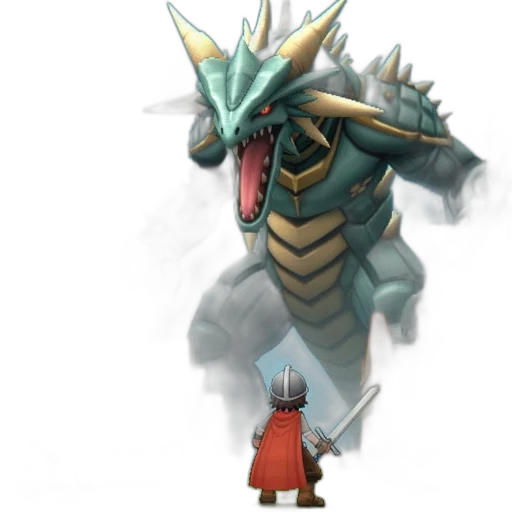 dragon, creature, sword, weapon transparent PNG cut-out