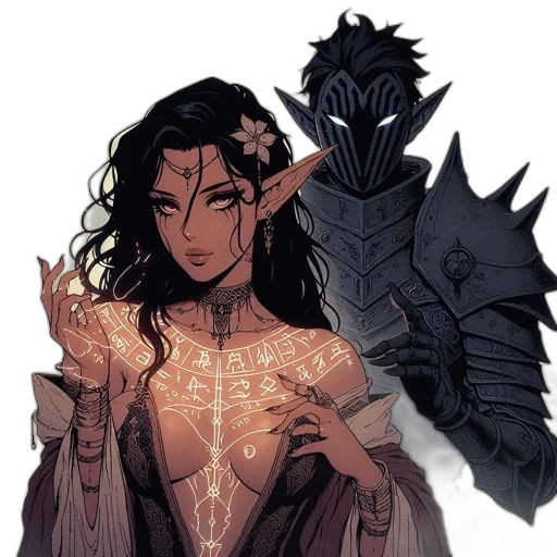 dragon, dress, mask, fantasy art transparent PNG cut-out