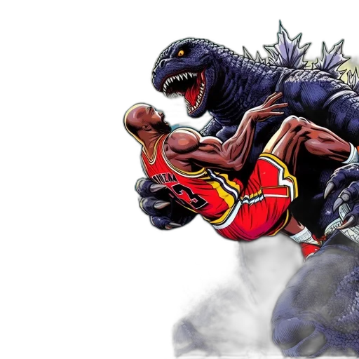 dragon, concept art, muscular, man transparent PNG cut-out