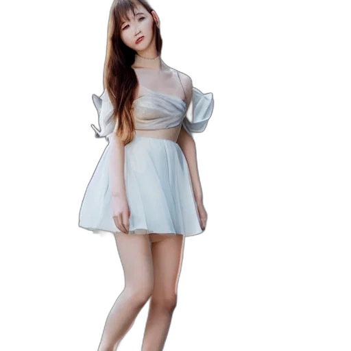 dress, photorealistic, concept art, 3d render transparent PNG cut-out