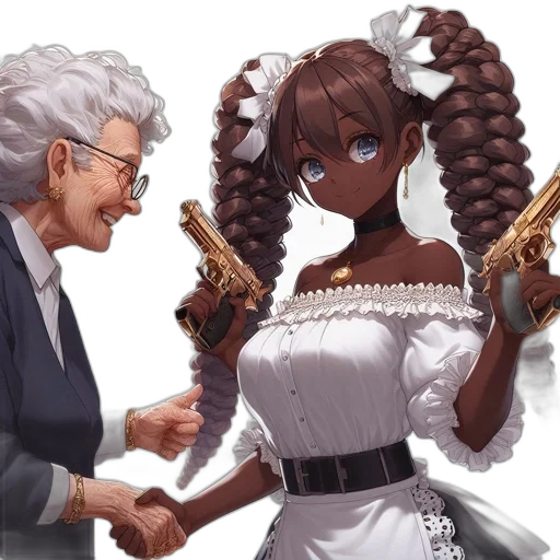 weapon, staff, crown, anime transparent PNG cut-out