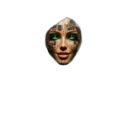 mask, face, jewelry, creature transparent PNG cut-out