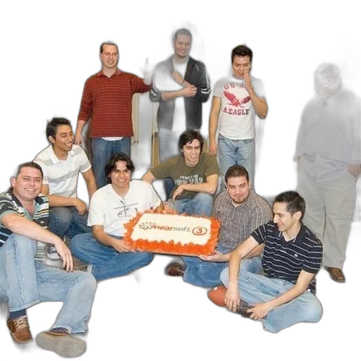 staff, food, furniture, robot transparent PNG cut-out