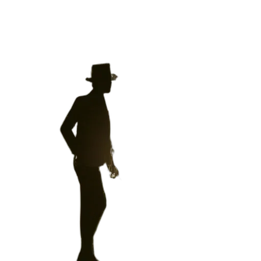 hat, staff, robot, jacket transparent PNG cut-out