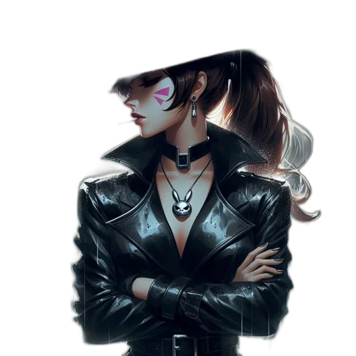jacket, mask, face, jewelry transparent PNG cut-out