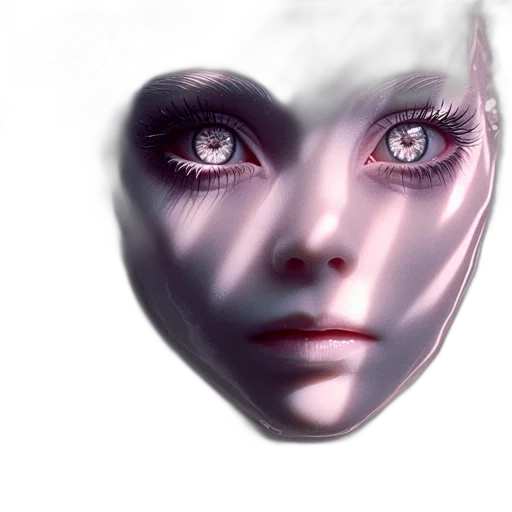 face, mask, robot, creature transparent PNG cut-out