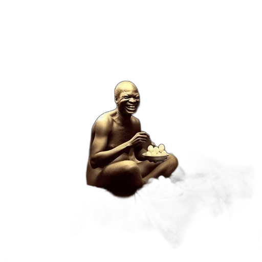 mask, creature, staff, face transparent PNG cut-out