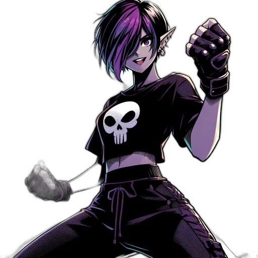 staff, weapon, jacket, comic book art transparent PNG cut-out