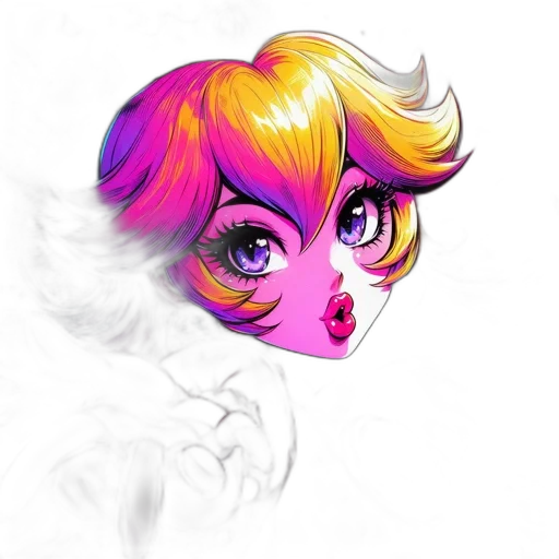 face, mask, hair, concept art transparent PNG cut-out