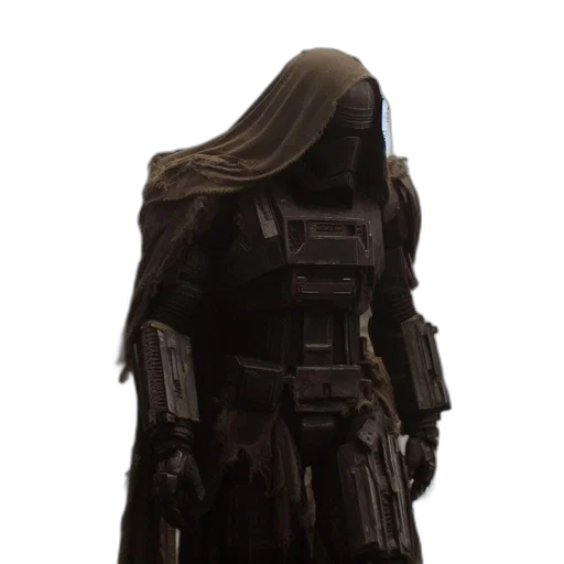 mask, jacket, staff, robot transparent PNG cut-out