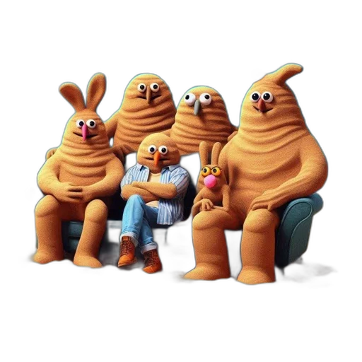 furniture, food, animal, creature transparent PNG cut-out