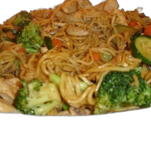 food, photorealistic, plate, noodles transparent PNG cut-out