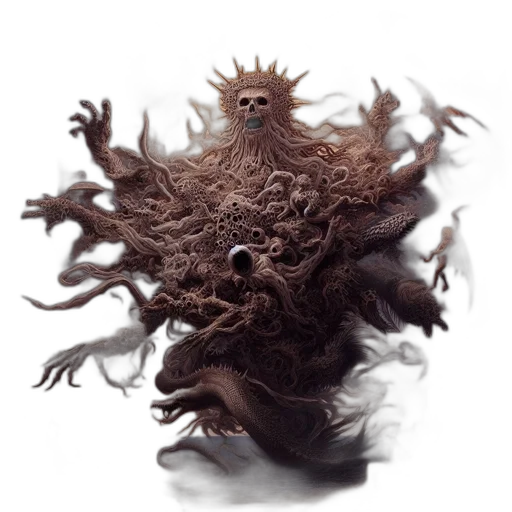 creature, hair, animal, crown transparent PNG cut-out