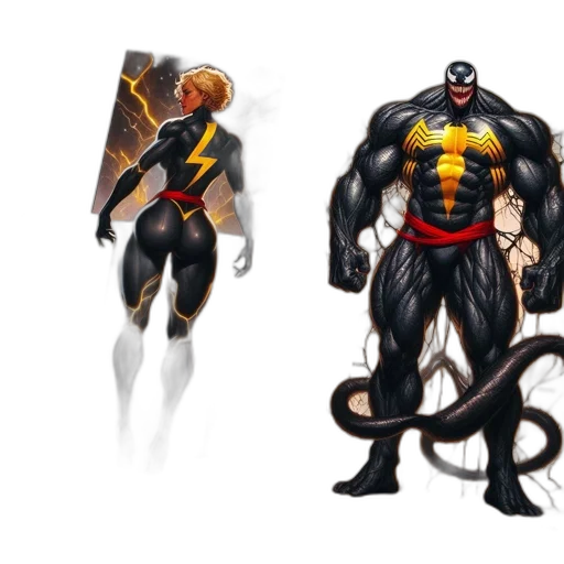 concept art, comic book art, fantasy art, 3d render transparent PNG cut-out