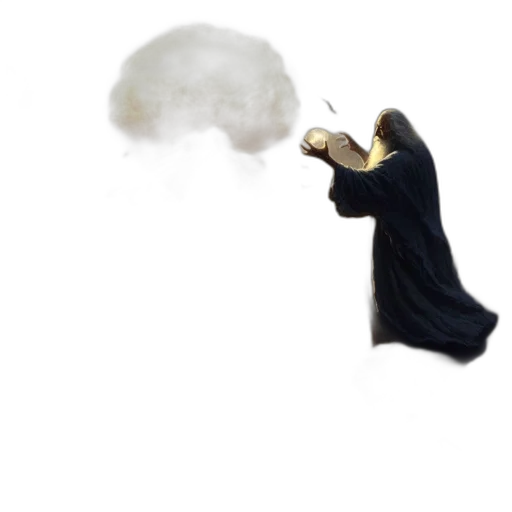 umbrella, staff, mask, weapon transparent PNG cut-out