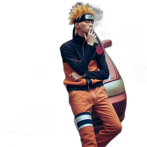 jacket, staff, mask, concept art transparent PNG cut-out