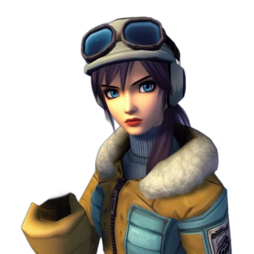 staff, jacket, face, weapon transparent PNG cut-out