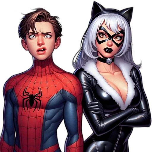 comic book art, concept art, fantasy art, cartoon transparent PNG cut-out