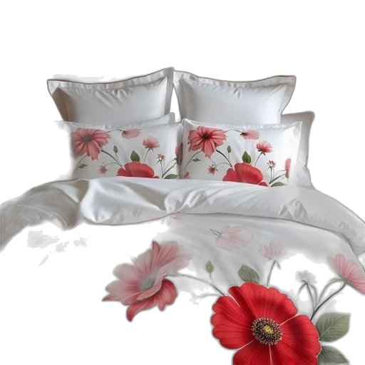 furniture, photorealistic, 3d render, red transparent PNG cut-out