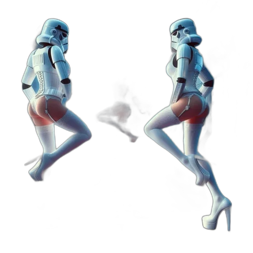 robot, concept art, 3d render, pixel art transparent PNG cut-out