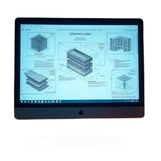building, furniture, 3d render, concept art transparent PNG cut-out