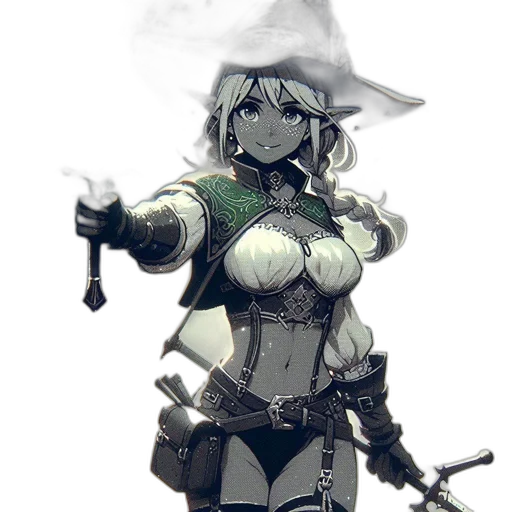 weapon, staff, sword, robot transparent PNG cut-out