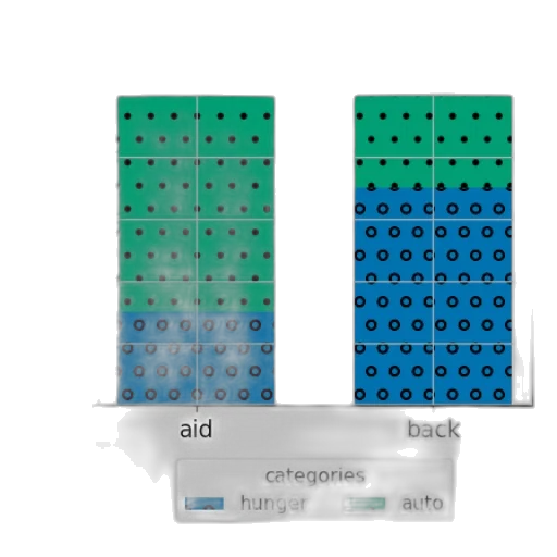 3d render, blue, green, monochrome transparent PNG cut-out