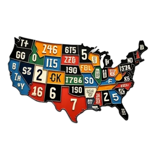 map, united, states, made transparent PNG cut-out