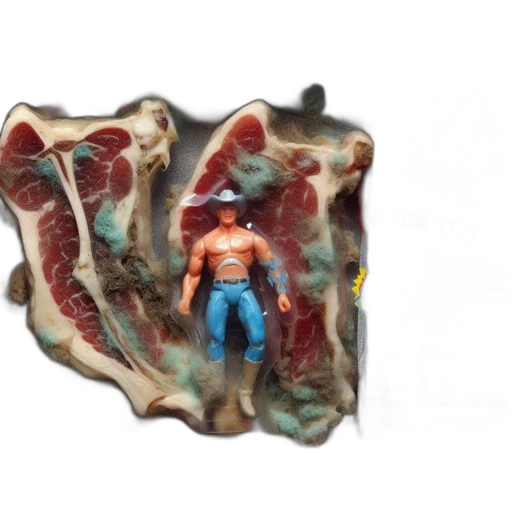 food, creature, animal, 3d render transparent PNG cut-out