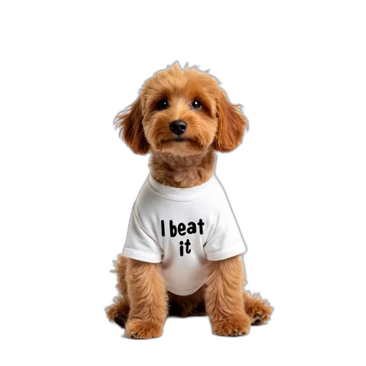 animal, jacket, brown, dog transparent PNG cut-out