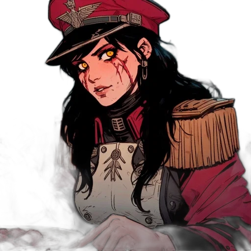 hat, staff, face, weapon transparent PNG cut-out