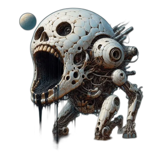 robot, mask, creature, face transparent PNG cut-out
