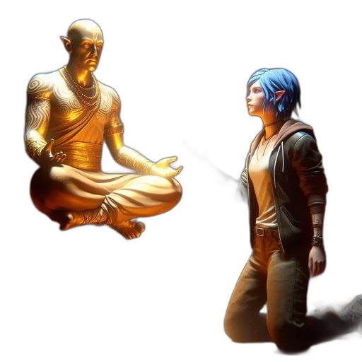 concept art, 3d render, photorealistic, pixel art transparent PNG cut-out