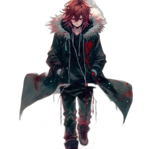 jacket, weapon, staff, sword transparent PNG cut-out