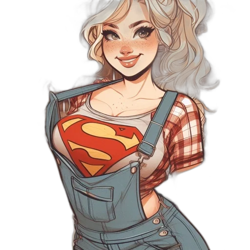 comic book art, cartoon, concept art, watercolor transparent PNG cut-out