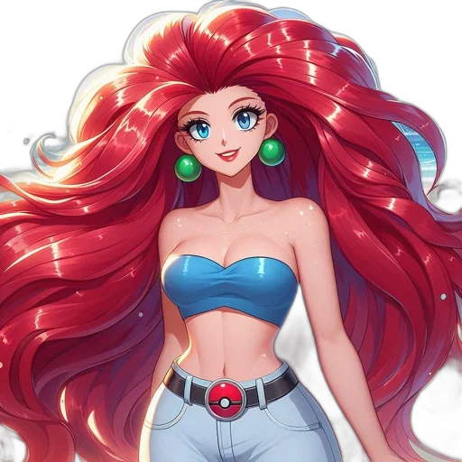 hair, dress, jewelry, cartoon transparent PNG cut-out