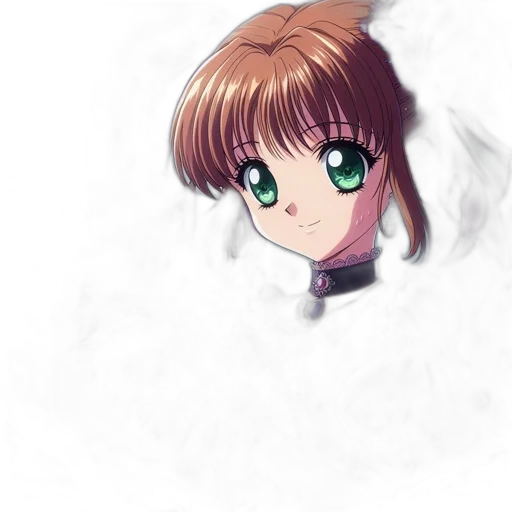 face, staff, flower, hair transparent PNG cut-out