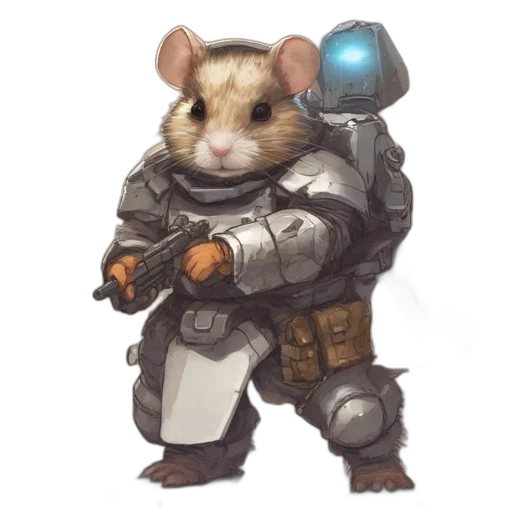 weapon, animal, robot, staff transparent PNG cut-out